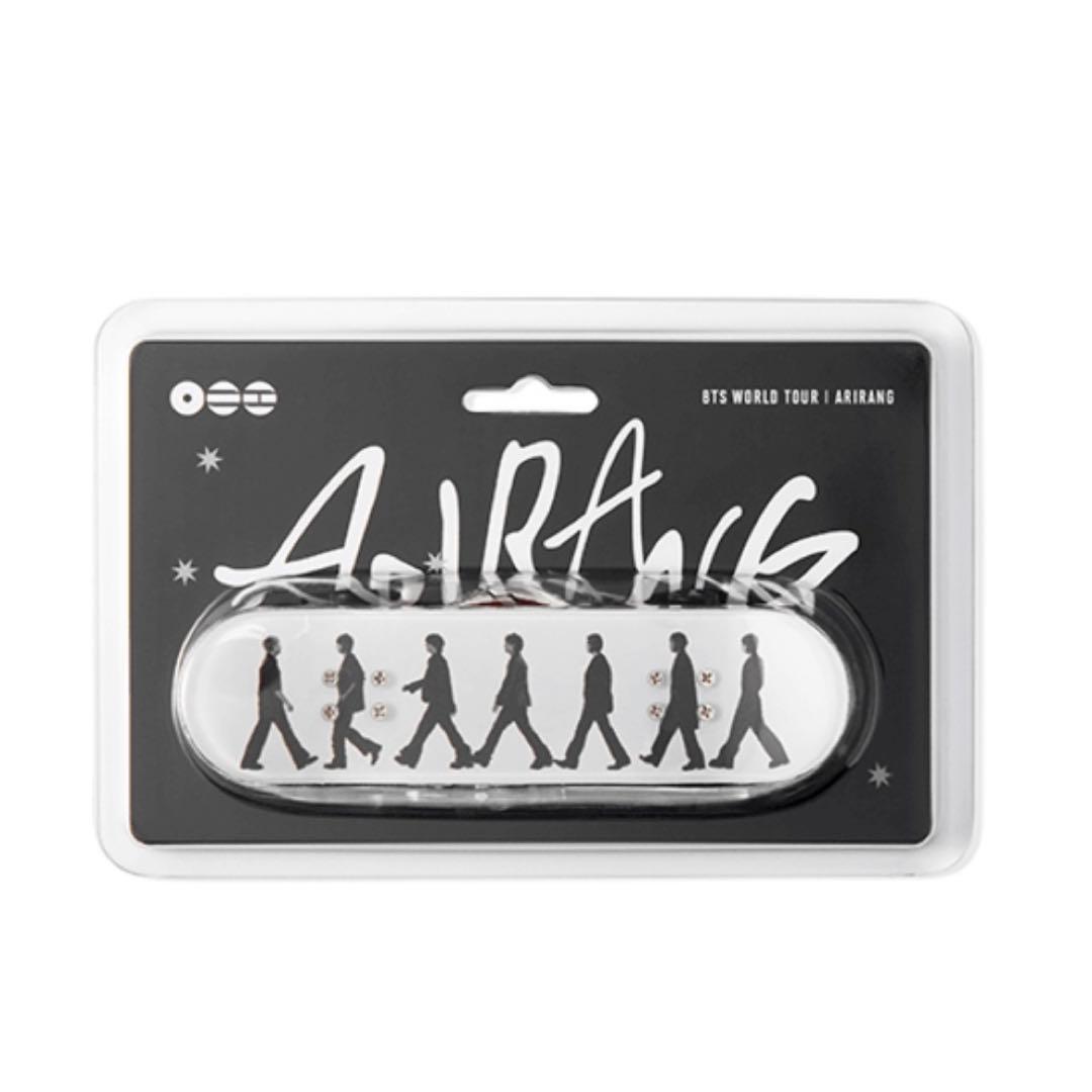 [Б/У] Брелок-брелок для скейтборда BTS ARIRANG Korean Pop-Up Белый