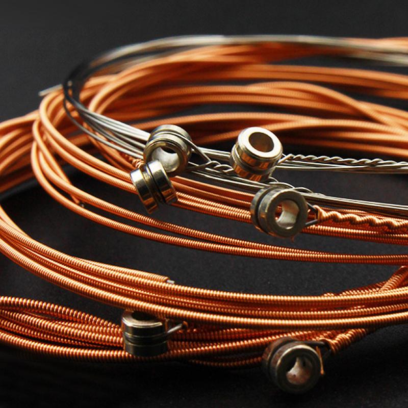 1/2set Copper Guitar Strings Guitar Part Accessories Replacement Guitar Strings Classic Steel Wire Classic Acoustic Guitar TMZ