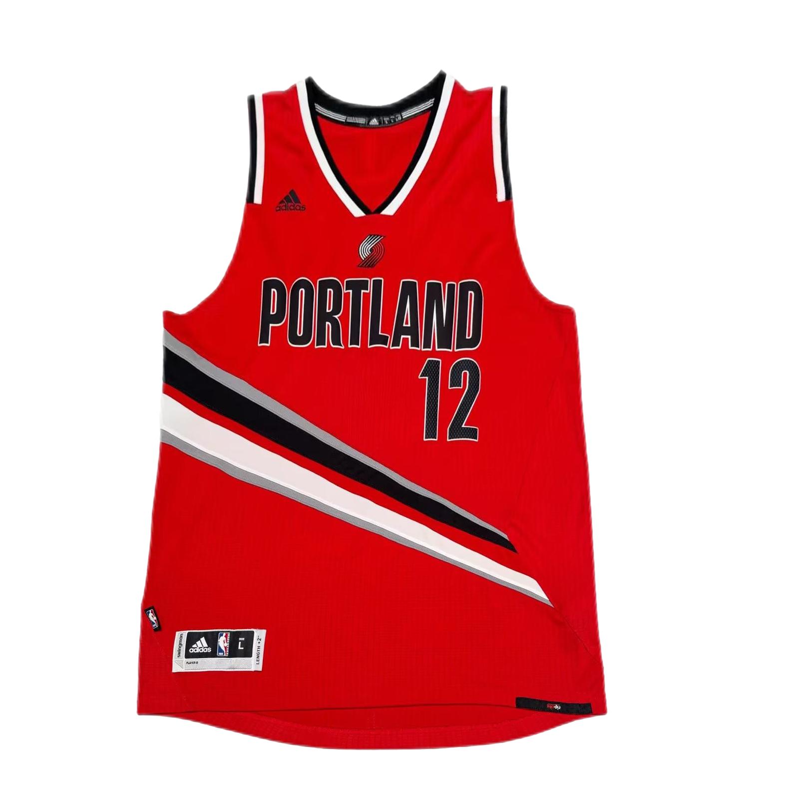 

Adidas НБА Олдридж Блэйзерс 12 Майка баскетбольная без рукавов с V-образным вырезом Унисекс майка 7470A-3TB-K9850 L