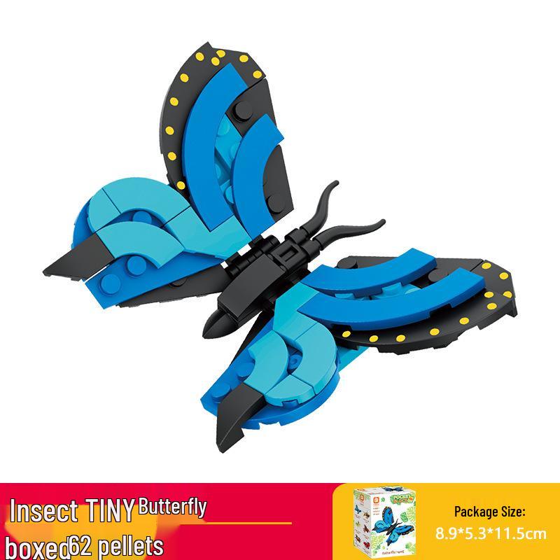 Fangcheng Children's Educational Insect Model Building Set: Butterfly, Scorpion & Centipede Puzzle Toy
