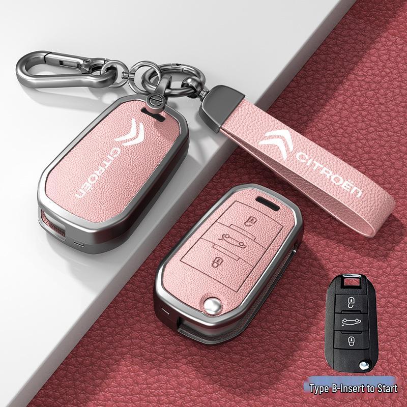 Car Key Cover & Buckle for Citroen C3XR, C4L, Tianyi, C5, C4 Sega, Elysee, C6 Models