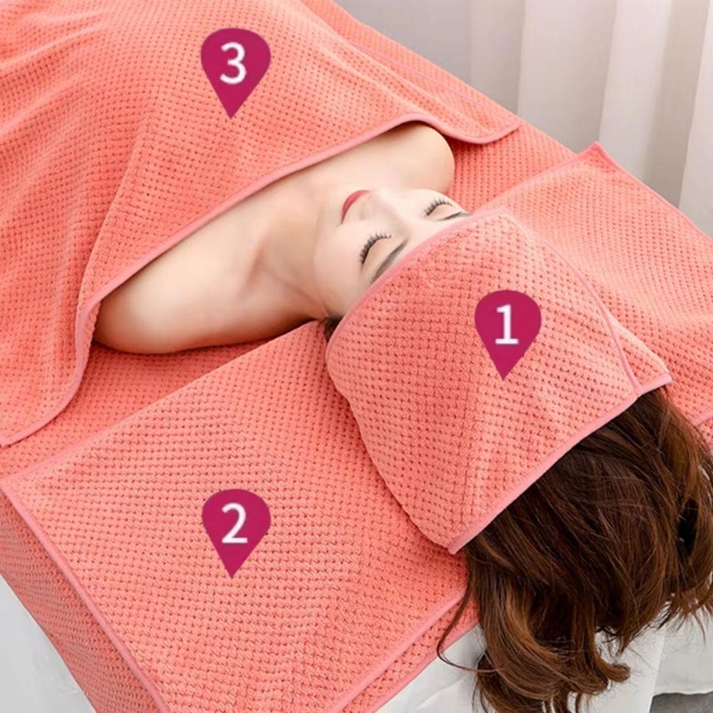 Soft Massage Face Towel Thickened SPA Massage Towel Multifunctional Headrest Pads  Personal Care