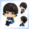 4 Style Isagi Yoichi Doll Blue Lock Action Figures Q Version Chigiri Hyoma Bachira Meguru Nagi Seishiro Figure PVC Ornament Toys