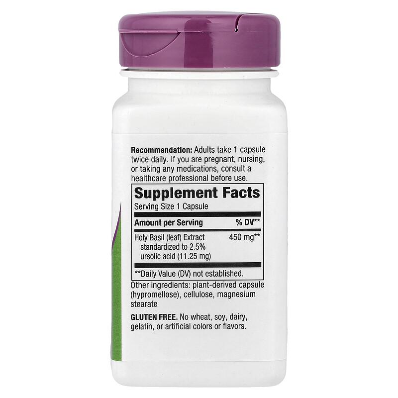 Holy Basil, 450 Mg, 60 Vegan Capsules