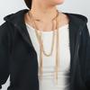 Pack of 1 Elegant Multi Layer Fringe Drop Necklace with Bohemian Inspiration Minimalist Style Alloy Jewelry Ideal Present