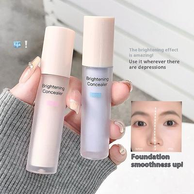 Uppljusande Concealer Naturlig Långvarig Sminkfri Concealer Fläck Ansikte Mörka Ringar Foundation