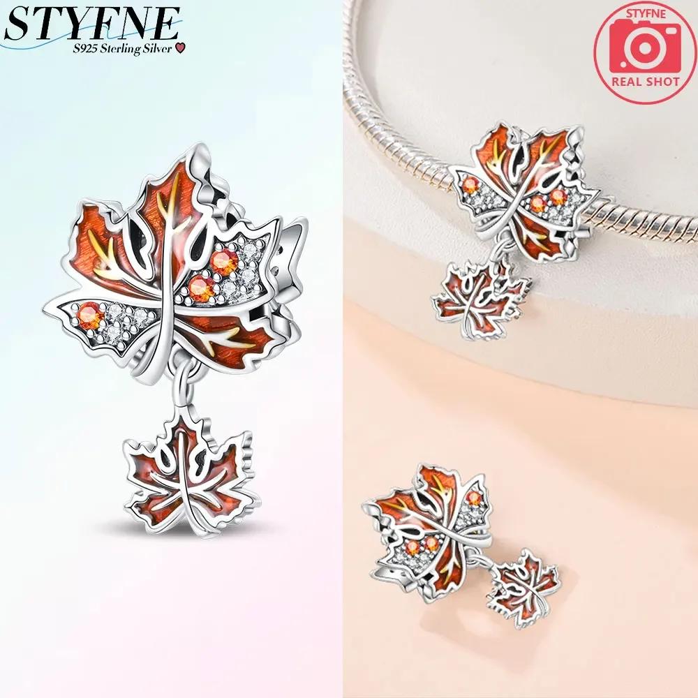 Copper Flower With Various Shapes Sparkling Zircon Sunflower Charms Beads Fit Original Bracelets Diy Jewelry
