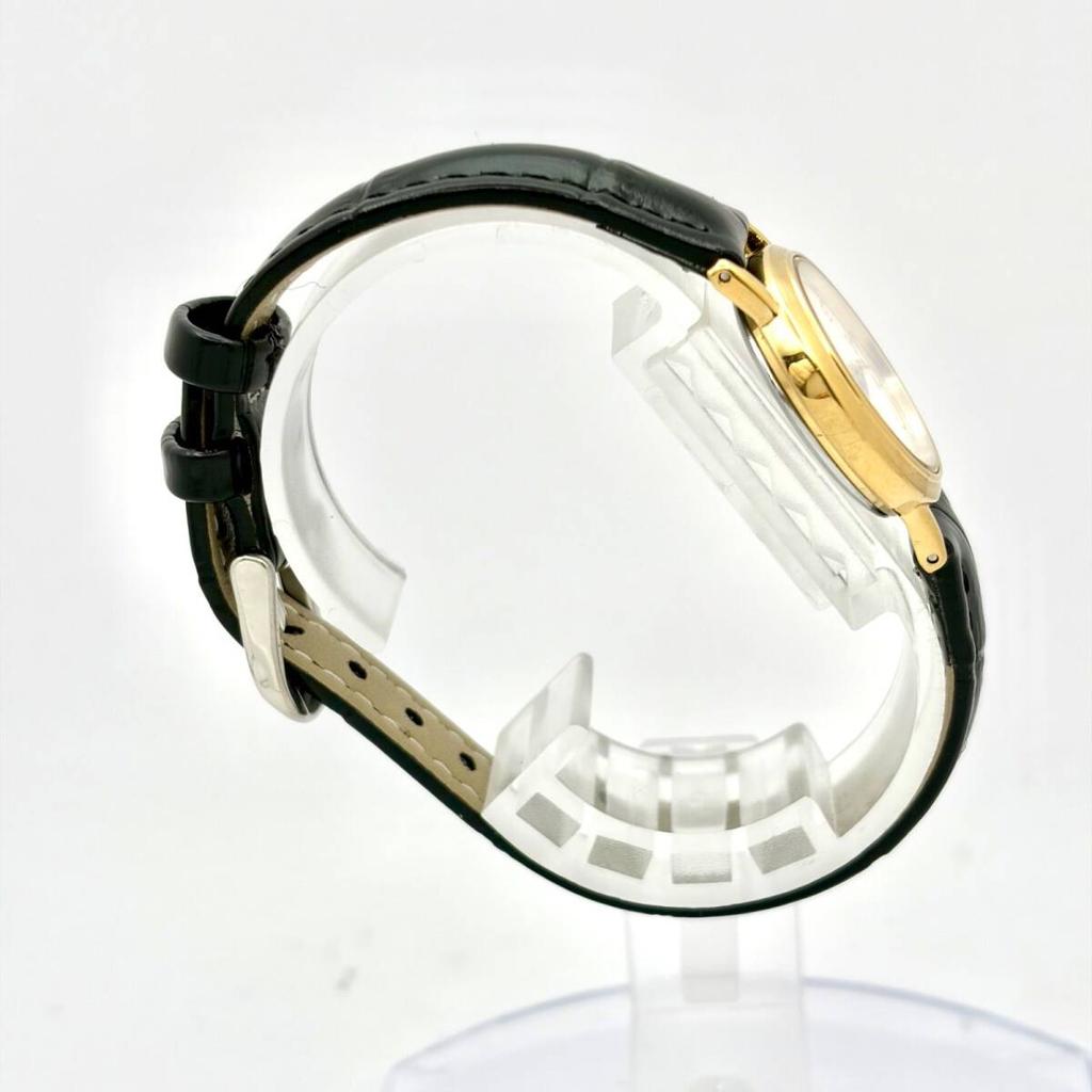 SEIKO Spirit Ladies Watch Gold 385333 New Strap [New Battery] 1F21-0H70