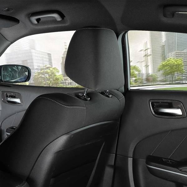 5-Color ABS Carbon Fiber Inner Door Handle Bowl Cover Trim