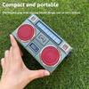 Portable Retro Emergency Radio Solar Panel Vintage FM AM SW Radios Wireless Bluetooth Speaker Music Box Support TF Card U Disk