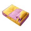 Removable Cover Multiseason Resting Mat | Anti-dampness Base, Cushioned Pet Mat,