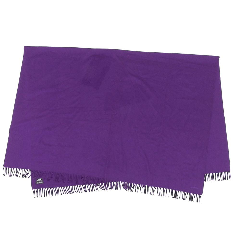 Excellent HERMES Stall purple cashmere Women Used