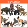 Simulation Lynx Cerf Ours Brun Cheval Vache Écureuil Animal Sauvage Modèle Ornement Pour Décoration Maison Bureau