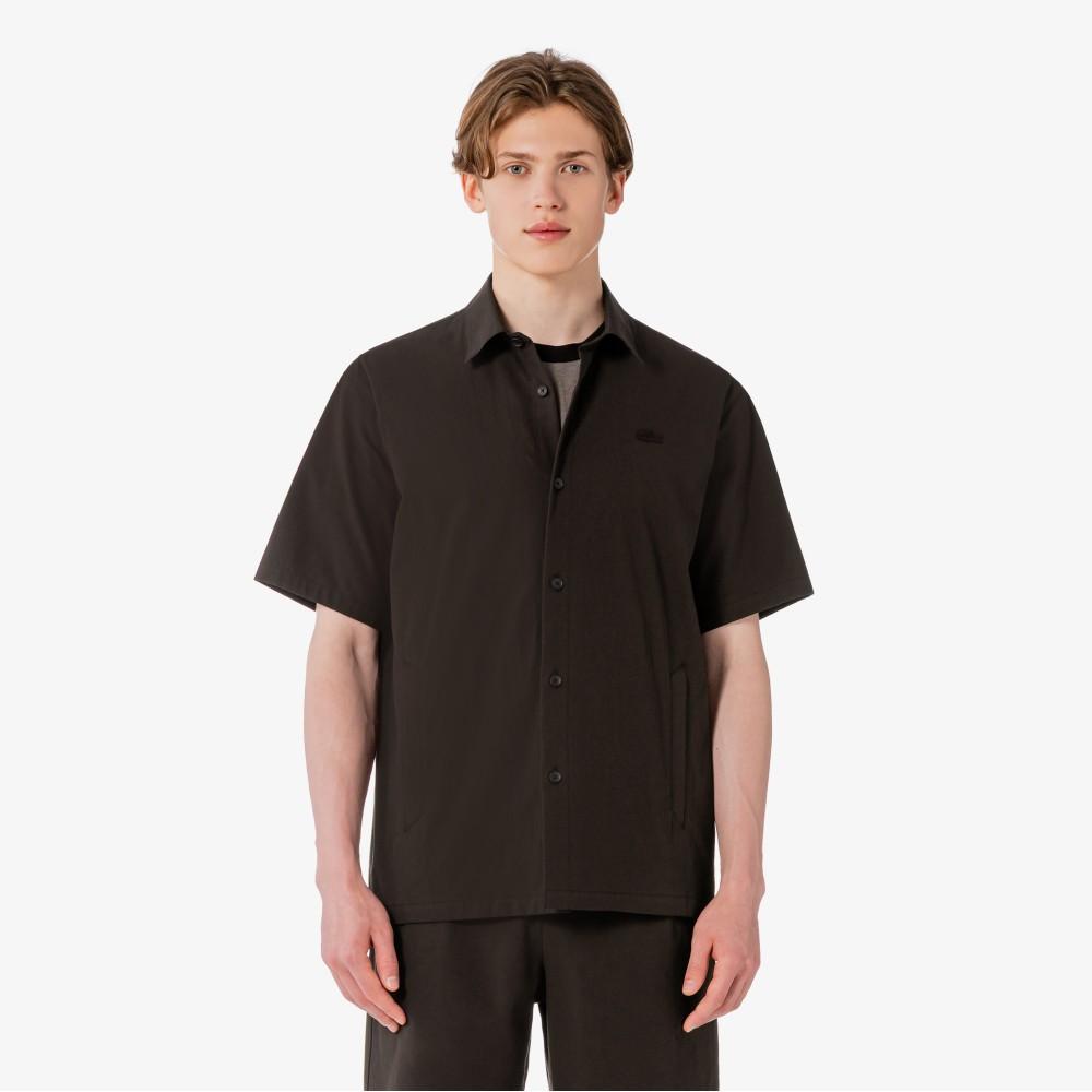 [Lacoste] Men's Outerwear Style Short-Sleeve Shirt CH249E-56G3LA