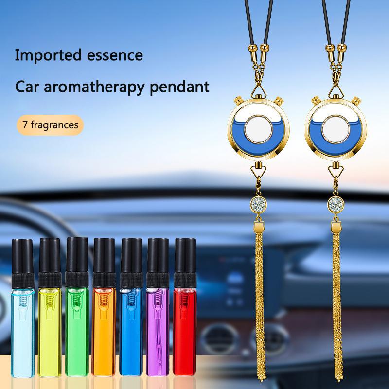 Car Perfume Pendant Air Freshener Hanging Perfume DSFDH6 Bottle Diffuser For Toyota Corolla Camry Avensis Yaris Prius Prado Auris Hilux