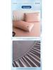 A-Class High-End Embroidered Summer Mat Set: Ice-Cool, Modern Minimalist, Solid Color, Fitted Sheet Style.