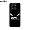 Phone Case For Xiaomi 14 Pro Case Soft Clear Painted Silicone Bumper Capa For Xiaomi 14 13T Mi 13T Pro Protect Transparent Cover