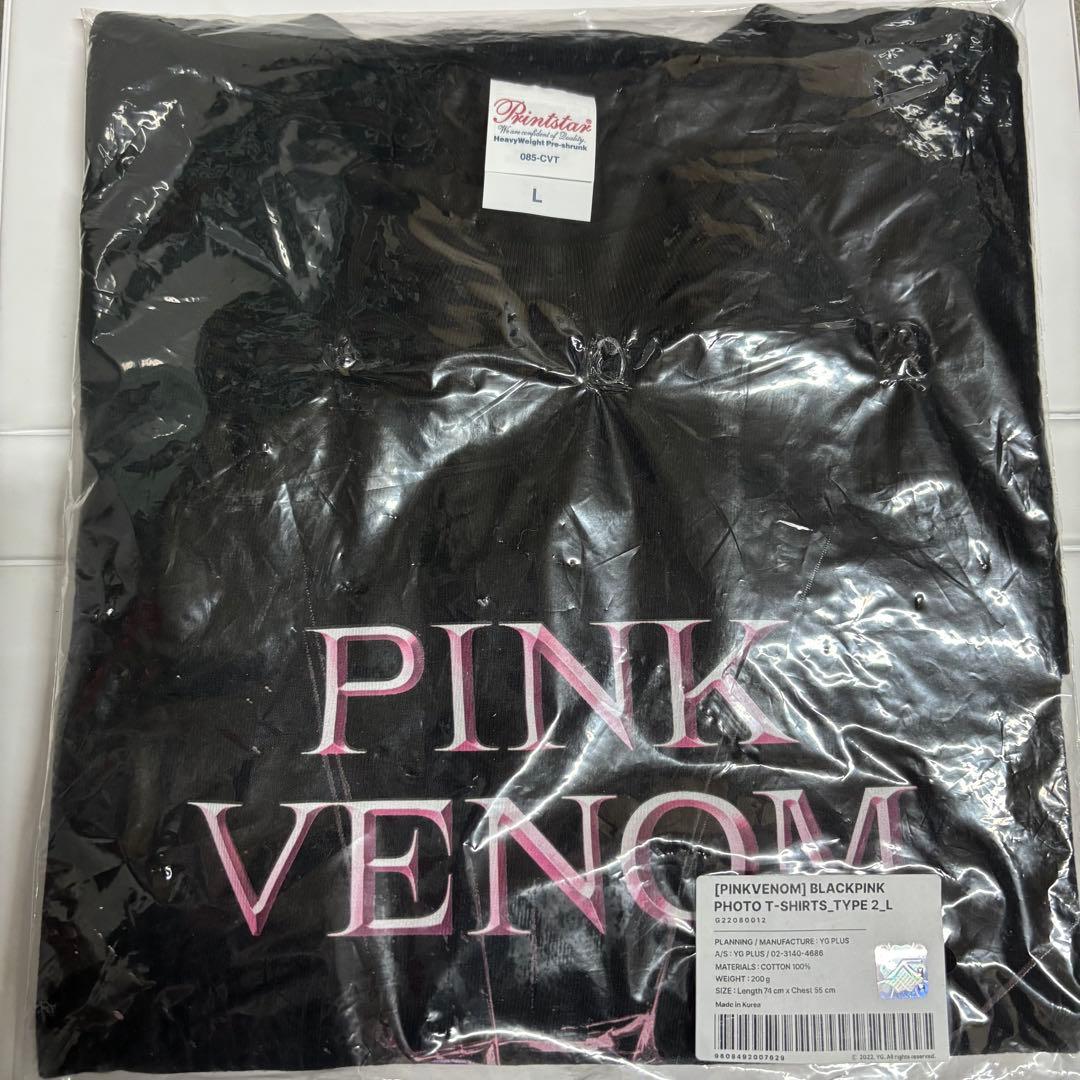 

[USED] BLACKPINK PINKVENOM T-shirt, Korea exclusive, size L
