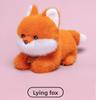 Cute Fox Plush Toy For Office Desk Decor With Pp Cotton Filling For Kids And Adults