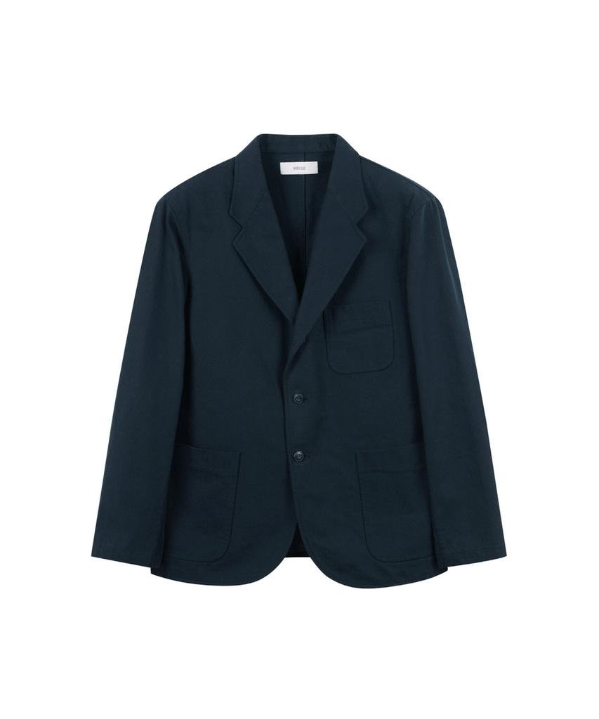 Siecle Comfort Cotton Setup Jacket (Washed Navy)
