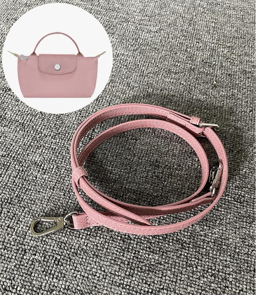 First Layer Cowhide Longxiang Mini Non-destructive Modification Dumpling Shoulder Strap Crossbody Bag Accessories Punching DIY