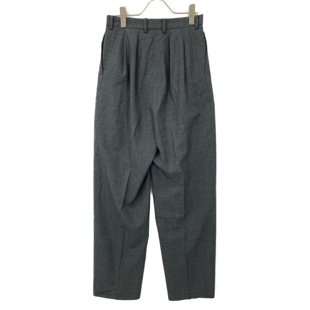 SOV. Gray Wool Wide Pants Bottoms 38 grayUsed