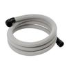 Reinforced Rubber Dishwasher Discharge Hose with Clamps Corrosion Resistant Hose for Secure Installation & High Flows