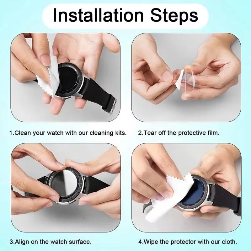 For Amazfit t rex3 Screen Protector Fim Tempered Glass Cover For  Amazfit t rex3 Clear HD Protective Films Replaceable Accessory