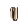 Coach Corner Zip 13 Button Folded Layered Leather Wallet Women Wallet Light-Brown White C0082-IMDQC