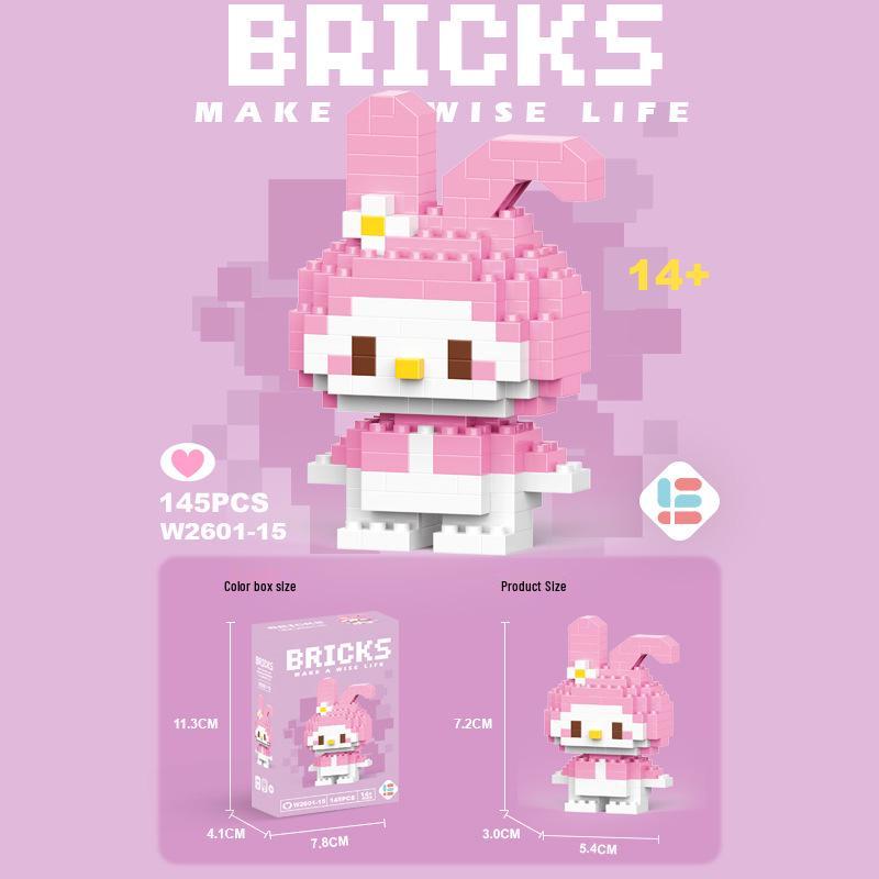 StellaLou Cartoon Minifigure Building Blocks – Educational Assembled Toys Blind Box Gift