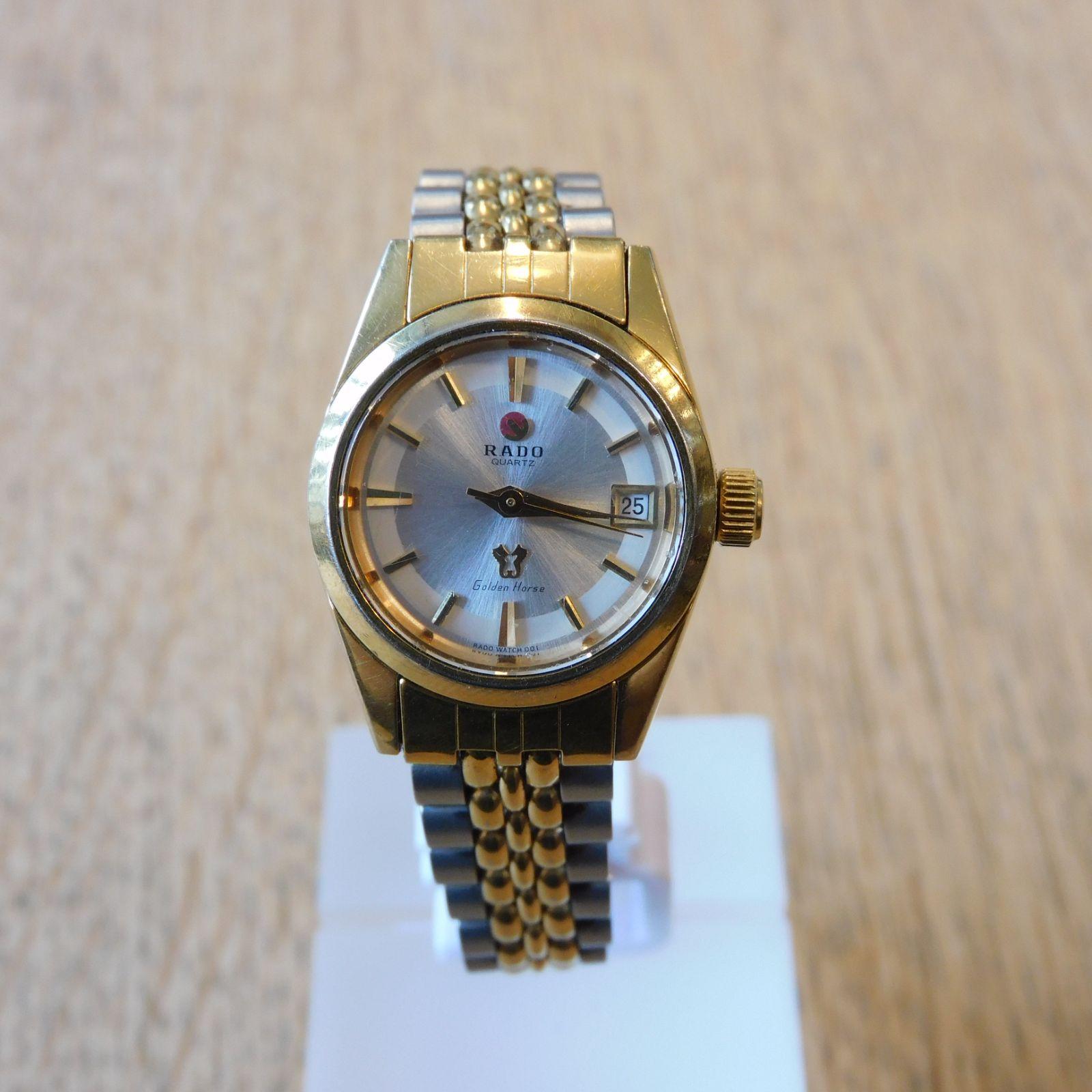 Used Ladies Rado Watch Wristwatch Golden Horse Quartz M-00623 / RADO Rado Swiss
