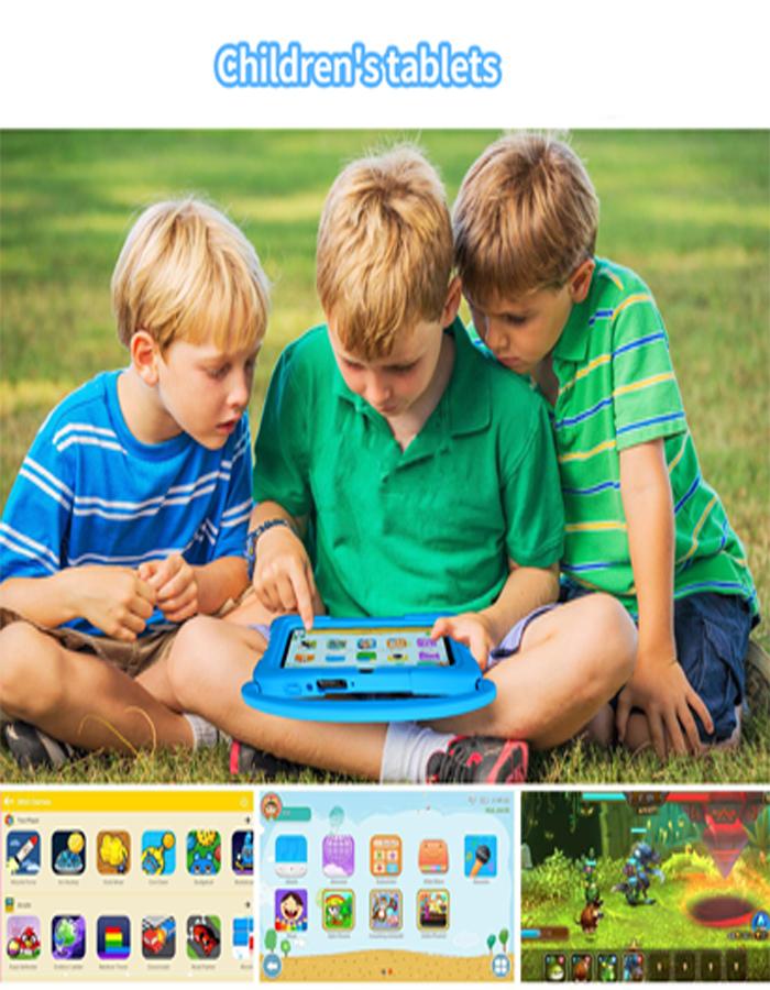 7-Zoll Quad-Core Kinder-Tablet-PC 4GB+64GB Bildung Kindersicherung 2.4G WiFi Bester Preis