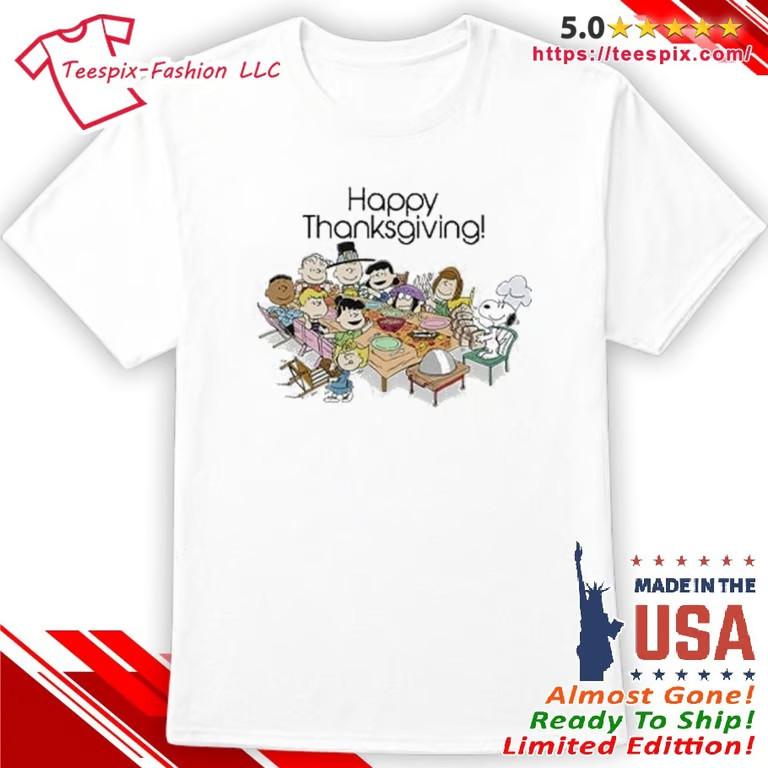 Snoopy Happy Thanksgiving Shirt Unisex T-Shirt S