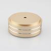 4pcs 58x22mm Aluminum HIFI AMP Speaker Isolation Stand Turntable DAC Feet Pad Gold Silver Speaker Feet Tuber Amplifier