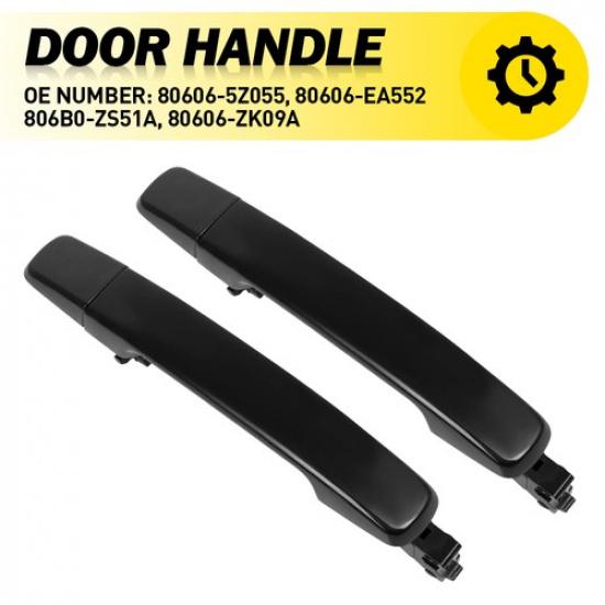 

Black Right Passenger Side Exterior Door Handle For 2007-2008 Nissan Maxima SL