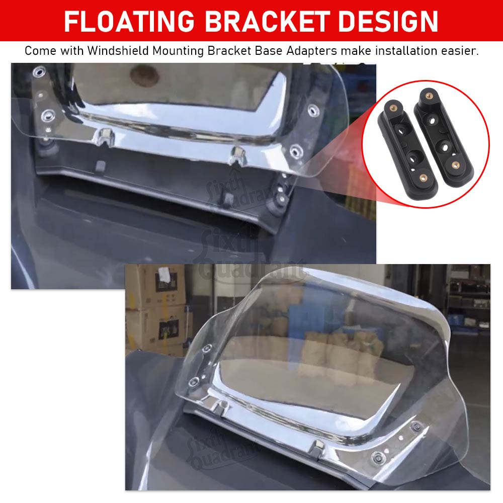 Motorcycle Accessories CLear 14" Windshield Upper Fairing Windscreen Deflector Fit For Harley Street Glide Ultra FLHXU 25 -Later