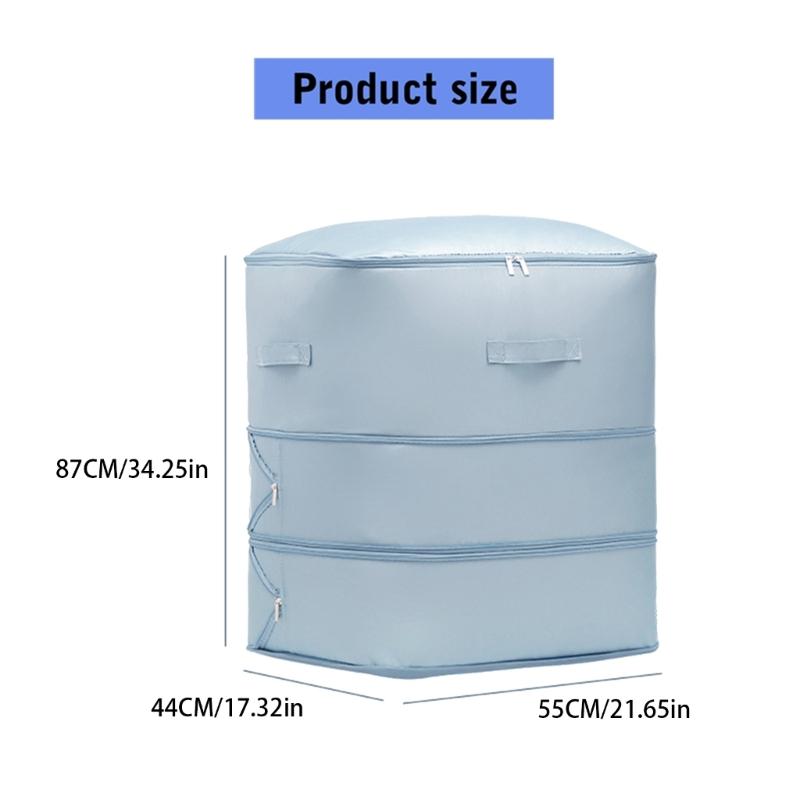 Multipurpose Organizers Bag For Winter Coat Bedding Portable Portable Design Vacuum Storage Bag With Handles