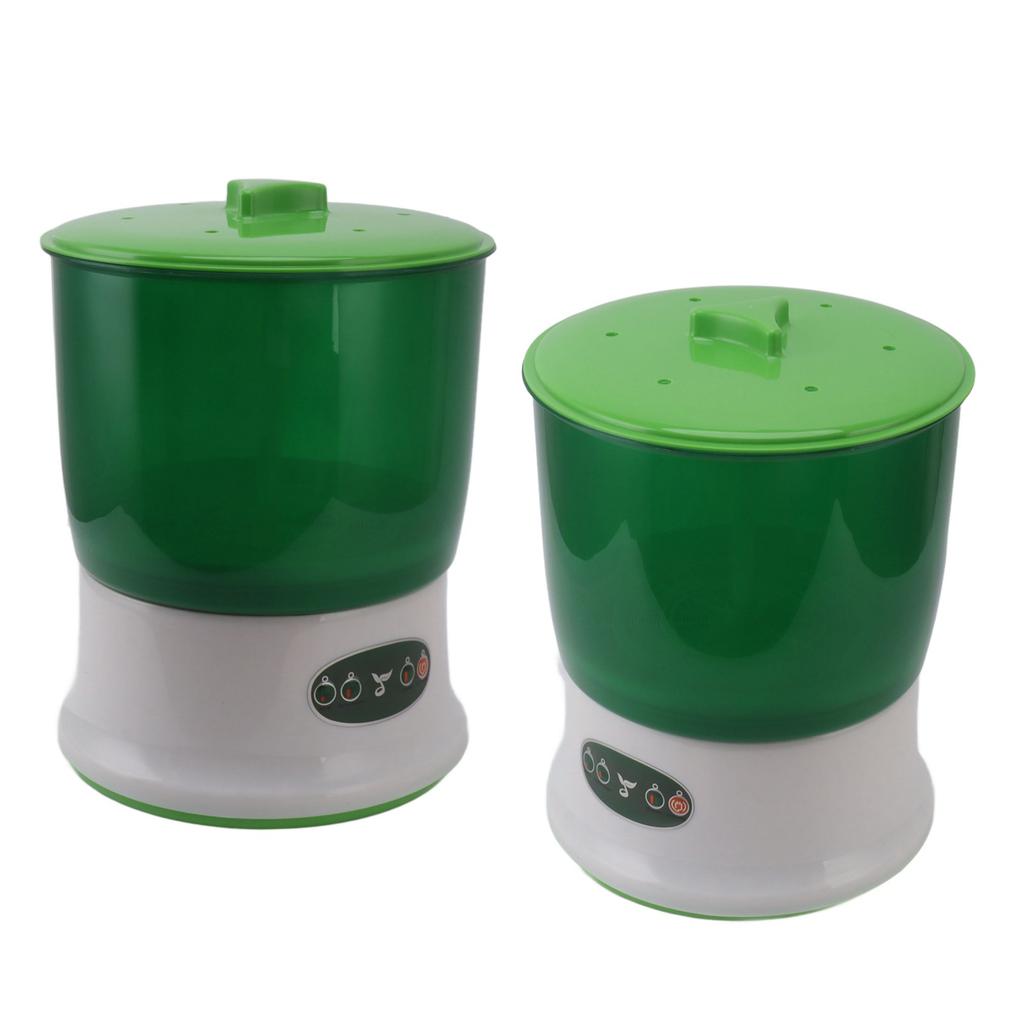 Bean Sprout Maker Intelligent Full Automatic 2 Layer Seed Sprouter Germination Machine for Home US