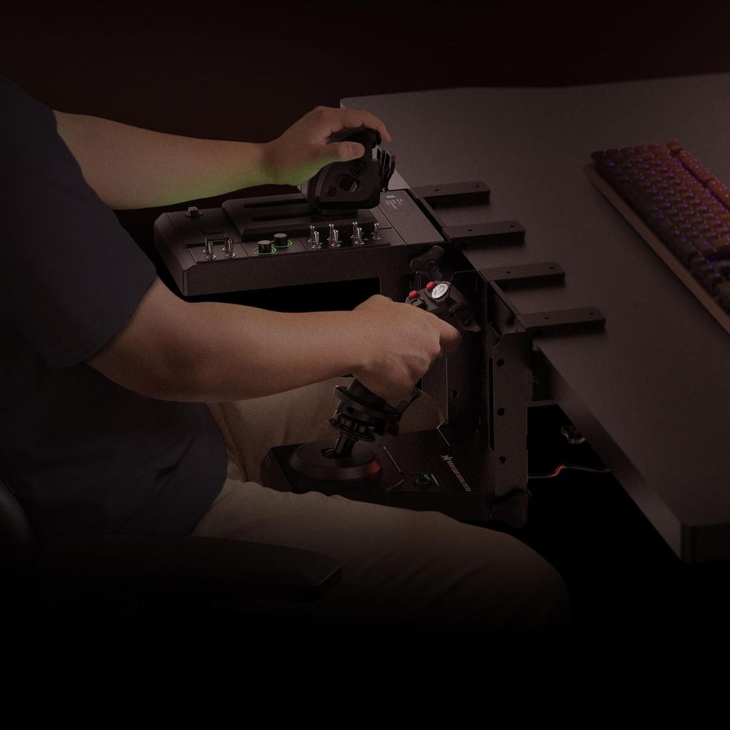 Soporte de sistema de control de vuelo HORI HOTAS para PC Thunder (código de artículo: [Abrazadera incluida] y [War incluida])