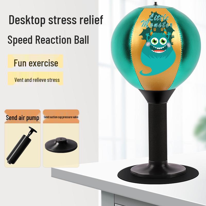Aibeijian Children's & Adult Desktop Boxing Speed Ball - Decompression and Venting Tool
