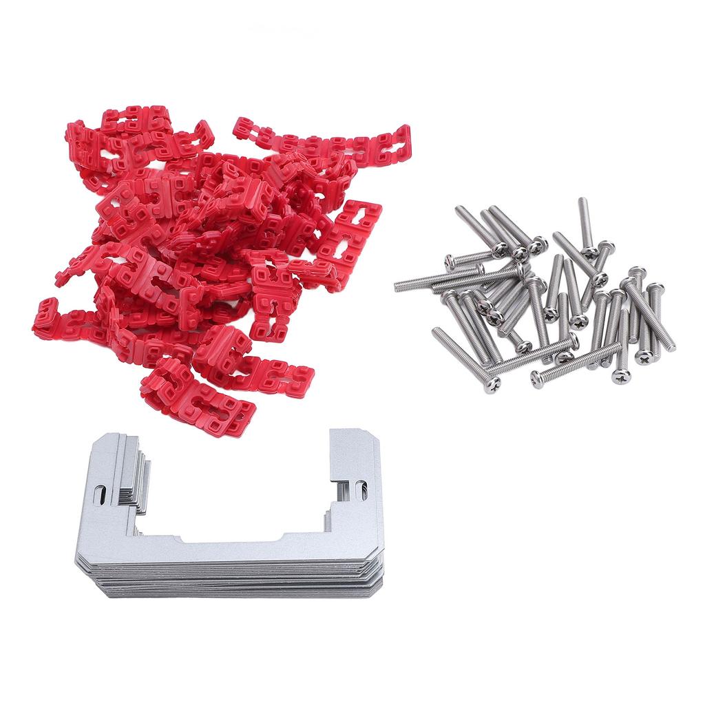 24PCS Metal Wall Plate Spacers 96PCS Electric Receptacle Box Outlet Spacers Set with Stainless Steel