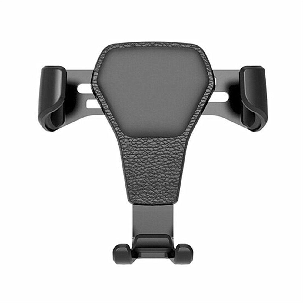 New Gravity Metal Car Phone Holder: Multifunctional Air Vent Mount with Buckle Support