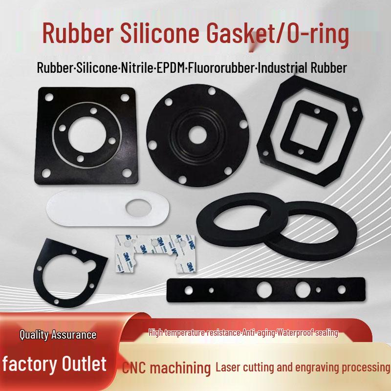 

High-Temperature Resistant Fluororubber & EPDM Silicone Gasket Seal Custom Order - Contact Customer Service