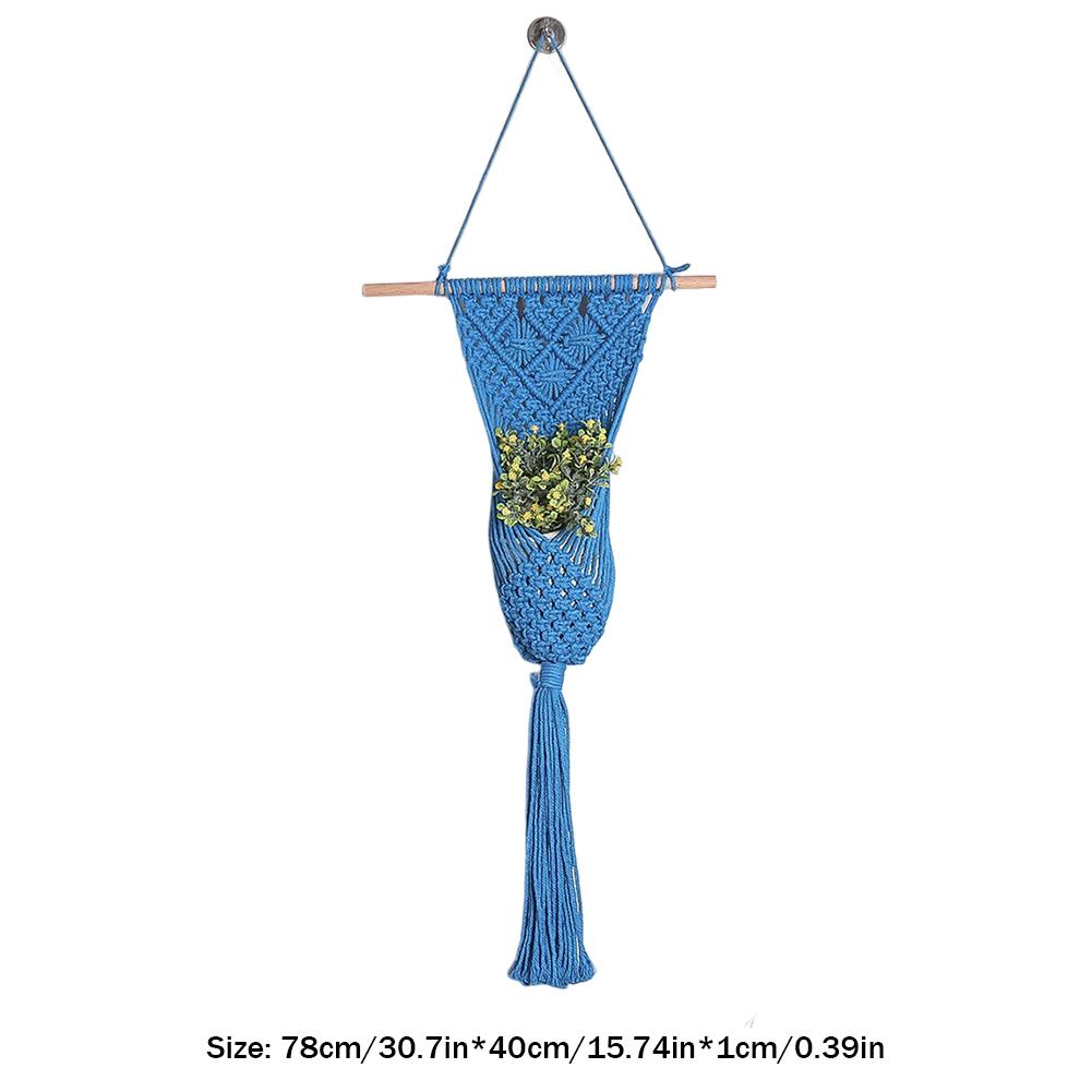 Macrame Woven Tapestry Bohemian Wall Hanging Tassel Fringe Tapestry Handmade Hanging Tassels Blanket for Bedroom Baby Nursery