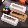 20pcs White Gift Box with Window Rectangle Treat Boxes Flip-Top Gift Boxes Paper Gift Package Box for Anniversaries Parties