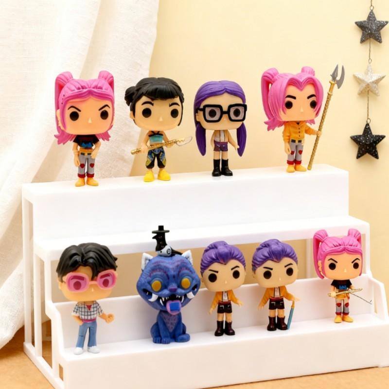 Roztomilá K-pop Anime Figurka PVC Lovci Démonů Rumi Zoey Mira Saja Vinylová Soška Dětský Dárek