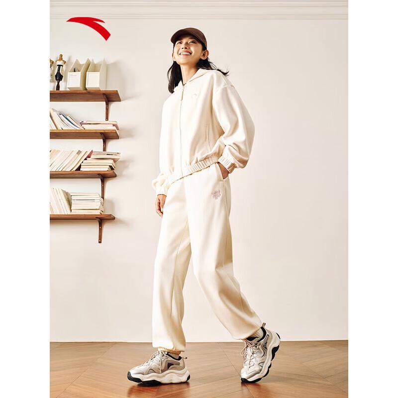 ANTA Women s Fleece-Lined Cuffed Joggers L