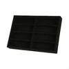 Sunglass Organizer 8 Grids Showcase Eyewear Display Portable Eyeglasses Case Velvet Glasses