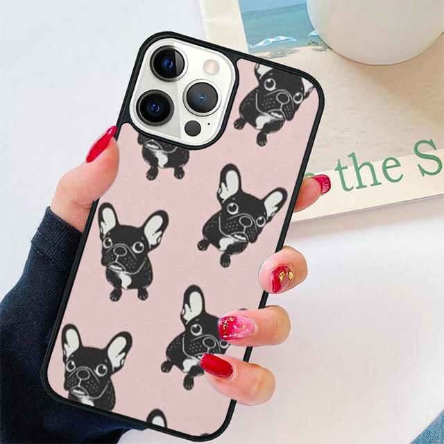 Masked Frenchie French Bulldog Puppy Phone Case Cover For iPhone 17 Air 15 16e 14 13 12 Pro Max 11 Pro Max Plus