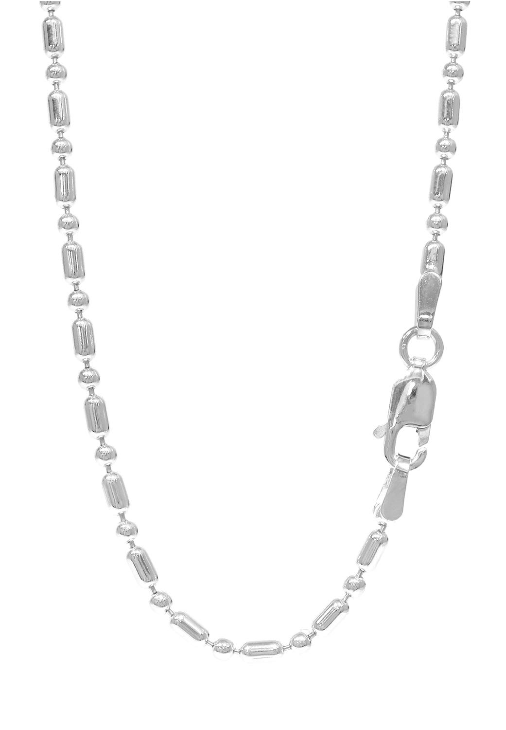 

Gin no Oval Ball Sterling Silver 925 Chain Only [Shinjuku Kura] Chain, 40-60cm (50cm) Long, Approx. 2.0mm Wide, Necklace, Men s, SV,